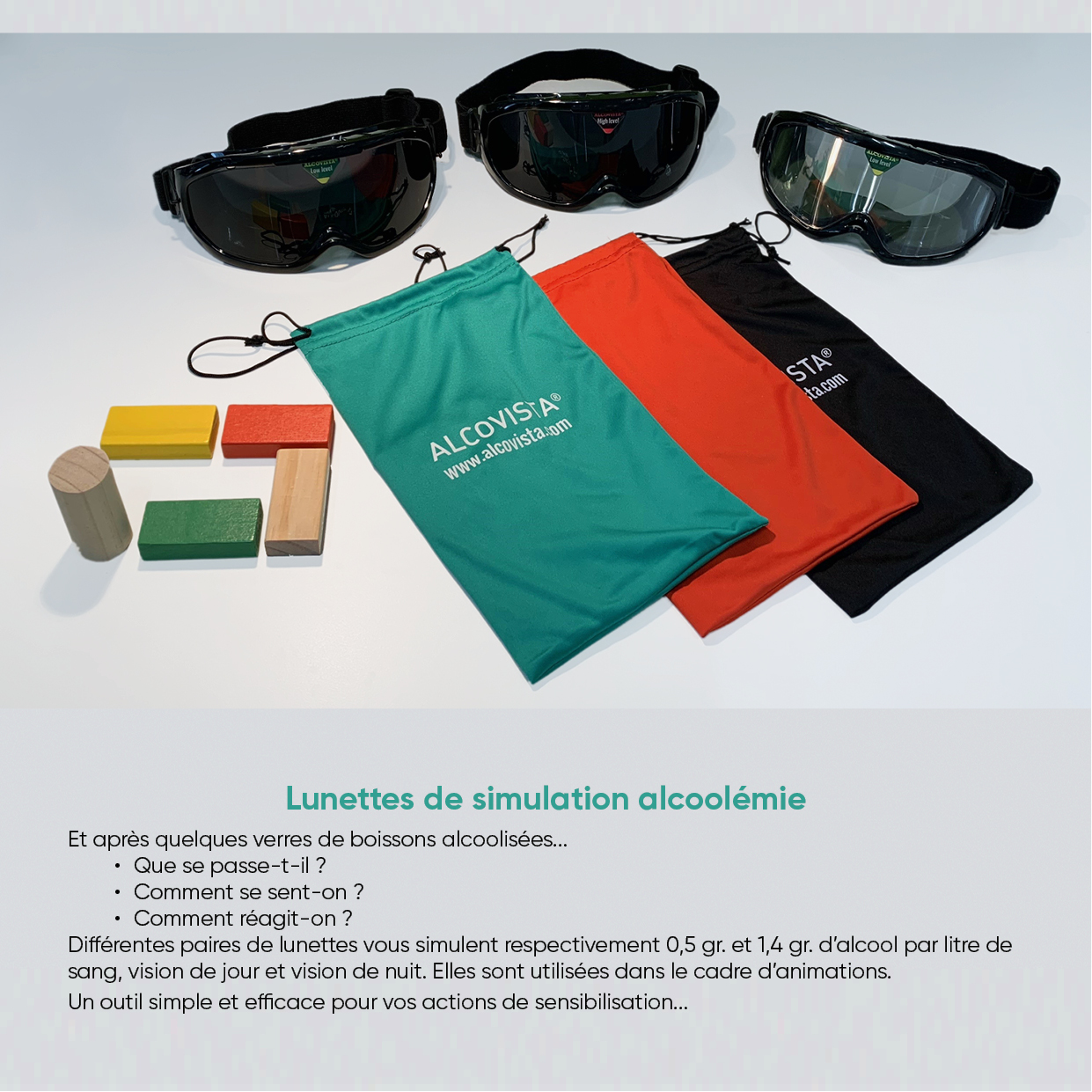 Lunettes alcoolemiques